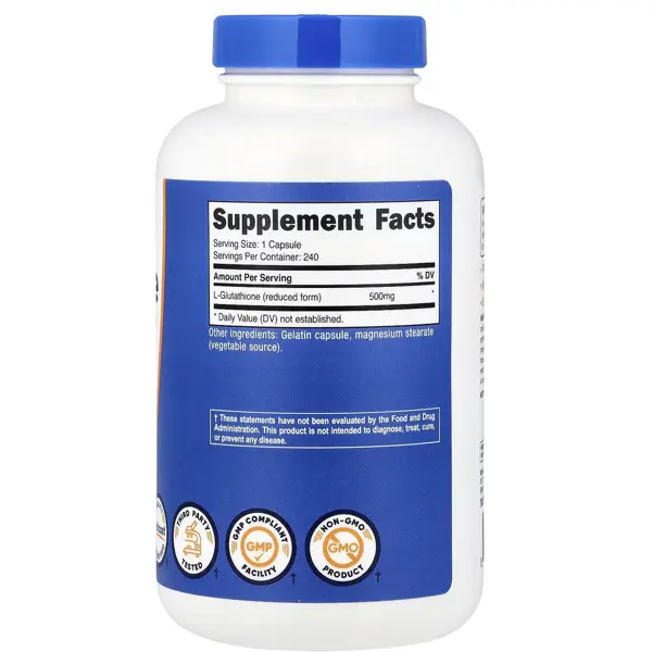 Nutricost Glutathione 500 mg Capsules